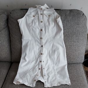 White House Black Market Elegant White Dress